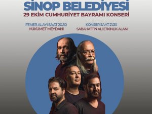 Sinop Belediyesi’nden Cumhuriyet Bayramı’nda Konser