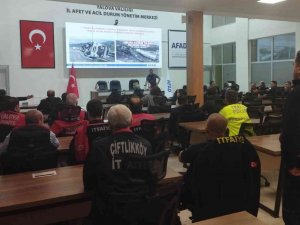 Yalova’da Kazalarda Olay Yeri Eğitimi Verildi