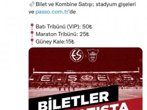 Eskişehirsporlular Bu Sezon İlk Kez Kale Arkasından Maç İzleyecek