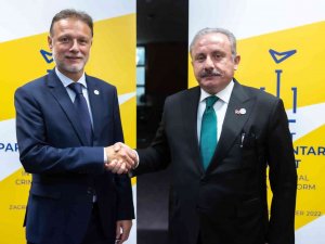 Tbmm Başkanı Şentop, Hırvatistan Meclis Başkanı Jandrokovic İle Görüştü
