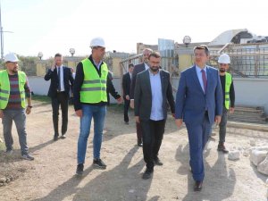 Vali Kırbıyık, Balaban Paşa Mescidi İnşasını İnceledi