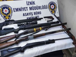 Bursa’da Çok Sayıda Ruhsatsız Silah Ele Geçirildi
