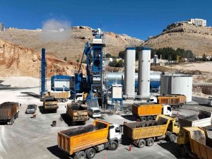 Mardin’de 20 Milyon Liralık Asfalt Plentinde 4 Ayda 22 Milyon Liralık Asfalt Üretildi