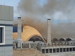 Tıbbiye Camii İnşaatında Bir Haftada İkinci Kez Yangın Çıktı