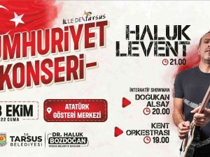 Haluk Levent 28 Ekim’de Tarsus’ta