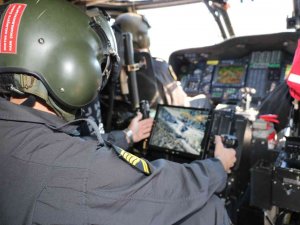 Tokat’ta Jandarma Helikopteri İle Havadan Denetim