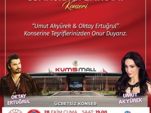 Kumsmall’da Cumhuriyet Bayramı Konseri