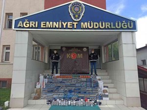 Ağrı’da Gümrük Kaçağı Ürün Operasyonu