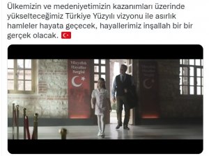 Cumhurbaşkanı Erdoğan "Türkiye Yüzyılı" Mesajıyla Paylaştı