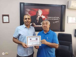 Serdar Ünsal’dan Muharrem Verberi Ve Serhat Türkeli’ye Teşekkür Belgesi