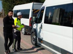 Ereğli’de Okul Servis Araçları Denetlendi
