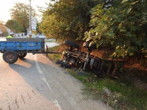 Erdek’te Traktör Kazası 1 Kişi Yaralı