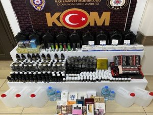 Didim’de Kaçak İçki Ve Sigara Ele Geçirildi