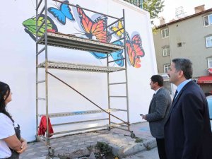 Tokat’ta Cadde Duvarları Renkleniyor