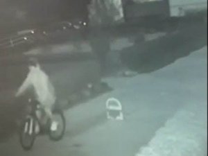Tekirdağ’da Bisiklet Hırsızlığı Saniye Saniye Görüntülendi