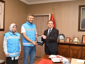 Fedakar Sağlıkçılar Plaketle Ödüllendirildi