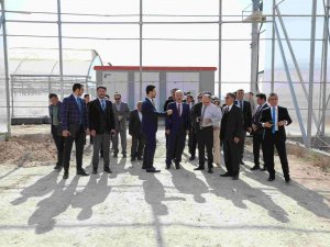 Eskişehir Ve Konya Protokolü Mahmudiye’de Bulunan Jeotermal Serada Buluştu