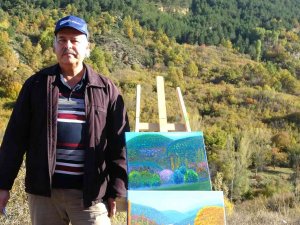 Eserlerini Doğada Yapıyor