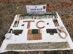 Hakkari’de Çok Sayıda Mühimmat Ele Geçirildi