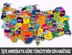ABD'nin Türkiye din haritası