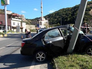 Yola Dökülen Yağ Kazaya Sebep Oldu: 2 Yaralı