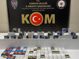 Samsun’da 14 Bin Kaçak Makaron Ele Geçirildi