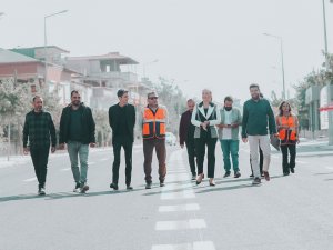 Merkezefendi Mahallesi’nde Yol Ve Kaldırım Çalışması Tamamlandı