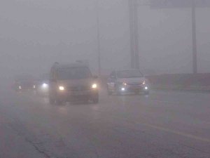 Kocaeli’de Yoğun Sis Sebebiyle Göz Gözü Görmüyor