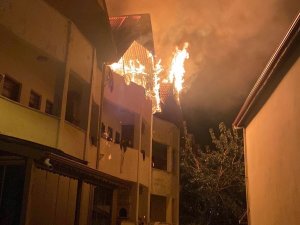 Bitişik 2 Villa Alev Alev Yandı