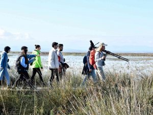 Gençler, Kızılırmak Deltası’nı Keşfediyor