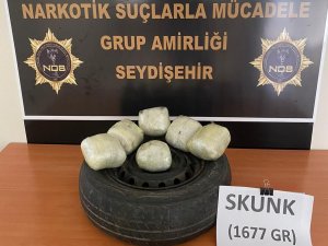 Şüphe Üzerine Durdurulan Aracın Stepnesinden Uyuşturucu Çıktı