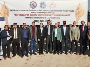 Üretime Katkı İçin Üreticilere Buğday Tohumu