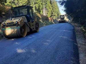 Giresun’da Kulakkaya-Bektaş Yayla Yolu Asfaltlanıyor