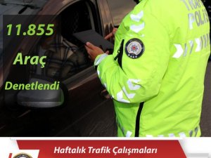 Bir Hafta Da 11 Binden Fazla Araç Denetlendi