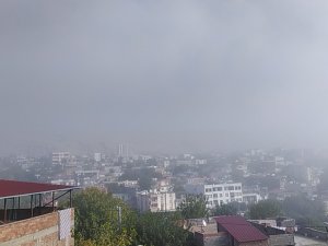 Silvan’da Yoğun Sis Etkisi