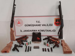 Torul’da Kaçak Silah Operasyonu