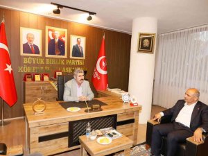 Körfez Belediye Başkanı Söğüt, Bbp İlçe Başkanı İle Görüş Alışverişinde Bulundu