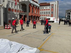 Düzce’de 75 Bin Kişilik Tatbikat Yapıldı