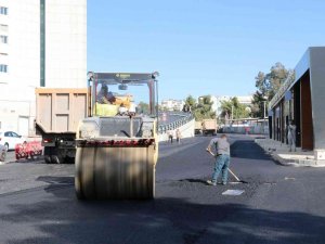 Abide Kavşağında Asfalt Çalışması