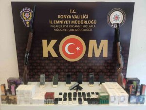 Konya’da Kaçakçılık Operasyonu: 3 Gözaltı