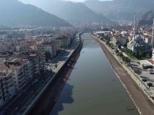 Yeşilırmak’ı Cazibe Merkezine Dönüştürecek Proje Havadan Görüntülendi