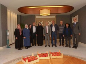 Çilek Üreticisi Kadınlara Başkan Erdem’den Tam Destek
