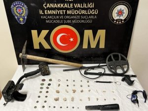 Çanakkale’de Tarihi Eser Kaçakçılığı Operasyonu