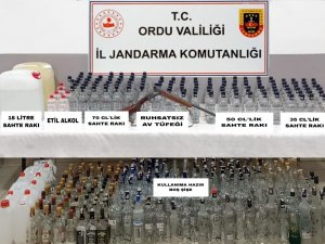 Ordu’da Sahte Alkol Operasyonu