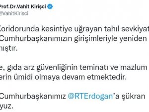 Tahıl Koridorunda Sevkiyat Yeniden Başladı