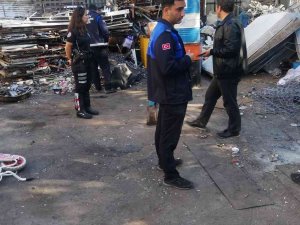 Bursa’da Hurdacılara Çalıntı Mazgal Denetimi