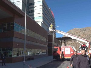 Gümüşhane Devlet Hastanesi’nde Yangın Tatbikatı