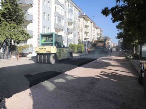 Güzelyurt Mahallesinde Sıcak Asfalt Serim Tamamlandı