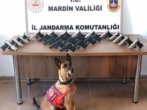 Mardin’de Araçtan 25 Adet Ruhsatsız Silah Çıktı