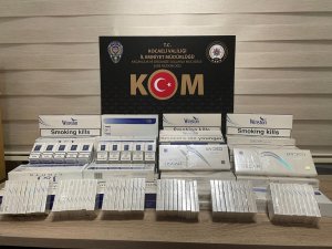 İ̇zmit’te Bin 30 Bandrolsüz Sigara Ele Geçirildi